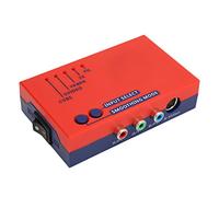 VBESTLIFE AV sans Latence vers HDMI avec Sortie de Signal 480p60, pour N64 Saturn et Autres Consoles de Jeu Rétro (Rouge)