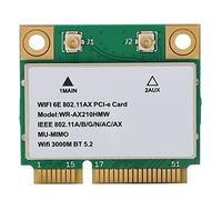 VBESTLIFE AX210HMW Carte WiFi, 6E 5G Triple Bande Gigabit 6GHz Bande PCB Carte Réseau sans Fil, avec Port Mini PCIE, Carte sans Fil BT5.3 Légère, Uniquement pour WIN10 (64bit)