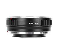 VBESTLIFE Bague d'adaptation d'objectif, Manuel Complet en Alliage d'aluminium K/AR NEX Bague d'adaptation d'objectif pour Konica objectifs à Monture AR à pour Appareil Photo à