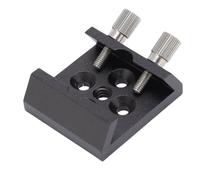 VBESTLIFE Base Universelle d'aronde pour la Portée de Finder, Support de Montage en Alliage en Aluminium avec 2 Vis D'aile de Verrouillage, avec Trou de Fil M4 et 1/4