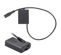 VBESTLIFE Batterie factice, Batterie factice à décodeur Complet CC à ACK E10 pour Appareil Photo Rebel T3/T5/T6/T7/T100/KissX50/KissX70/1100D/1200D/1300D/2000D/4000