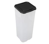 VBESTLIFE Boîte à Pain de Grande capacité, Boîte Porte-Pain à Fermeture Parfaite, Accès Facile pour le de Mie, Adaptée à un Usage Domestique et Commercial (BLACK)