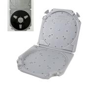 VBESTLIFE Boîte de Rangement en Moulinet à Bande Vide de 7 Pouces, Boîte en Plastique avec Papier D'étiquette pour Bande Audio Universal 7 Pouces Ouverte (GRAY)