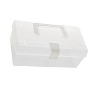 VBESTLIFE Boîte de rangement en plastique avec poignée Boîte de Rangement en Plastique de Grande capacité avec Poignée, meuble bac