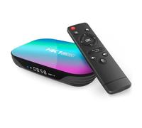 VBESTLIFE Boîtier TV Android 8K avec 4 Go DDR3, Double WiFi 2,4 G 5 G, Bluetooth, Quad Core S905X3, G31 MP2, pour la Maison, Le Divertissement dans la Chambre à Coucher (+128G Prise UE)