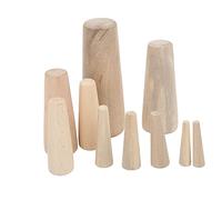 VBESTLIFE Bouchons en Bois Tendre, Ensemble de Bouchons d'urgence Coniques Coniques pour Bateau, 10 Pièces Multi-Tailles pour Réparation de Coque Marine, Bouchon de Fuite étanche pour Trou de