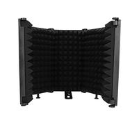 VBESTLIFE Bouclier D'isolation de Microphone, Couverture Insonorisée de Réflecteur de Mousse Insonorisante de Micro Pliable pour Le Studio, L'enregistrement, la Radio, la Salle de Diffusion