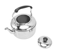 VBESTLIFE Bouilloire à thé en Acier Inoxydable, Bouilloire Sifflante à Poignée Confortable pour Cuisinière à Gaz, Cuisinière à Induction, Grande capacité 5,5 L, Argent pour Toutes les Cuisinières