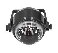 VBESTLIFE Boussole de Bateau, Boussole de Nocturne Marine avec Support Pivotant, Indicateur de Magnétique Réglable pour Bateau, Camion, Camping-Car, Support de Pare-Brise pour Tableau de Bord,