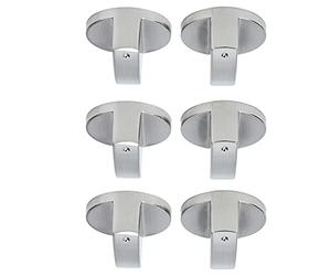 VBESTLIFE Bouton de Commande de Remplacement pour Cuisinière à Gaz, Bouton de Four avec Trou de 8 Mm de Diamètre, Rotatif en Alliage de Zinc pour Cuisinière de Cuisine, Ajustement Universel pour