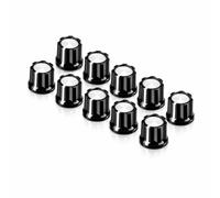 Vbestlife Bouton De Contrôle du Volume, 10pcs Réglable en Rotation Bouton Potentiomètre Boutons De Commande Boutons pour Dalle en Forme De Guitare Électrique Basse