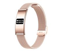 VBESTLIFE Bracelet Intelligent, Tracker d'activité Bluetooth 5.3 avec Notification D'appel, Suivi du Sommeil, Gestion du Cycle Menstruel, pour la Natation, la Course à Pied, Le Yoga (Gold)
