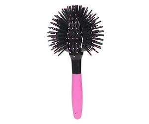 VBESTLIFE Brosse à Cheveux Boule Ronde 3D, Brosse à Cheveux Démêlante Unique pour Cheveux Mouillés et Secs, avec Conception de Coiffure à 360 Degrés pour Cheveux Longs Bouclés