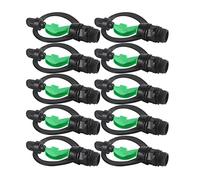 VBESTLIFE Buse d'arrosage G1/2 Pouces, 10 Pièces d'arrosage Papillon en Forme de Pluie pour l'irrigation Agricole, Buse 'arrosage en Plastique pour Serre de Pelouse de Jardin, Brume Basse