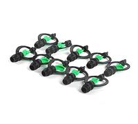 VBESTLIFE Buse d'Arrosage G1/2 Pouces, 10 Pièces en Plastique en Forme de Pluie pour l'irrigation Agricole, Buse Papillon avec Arrosage Doux, Outil de Jardin Résistant à la Corrosion pour Pelouse