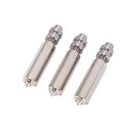 VBESTLIFE Buse de Remplacement pour Imprimante 3D KobraX, 3 Pièces, 0.4mm, Buses Hotend Bimétalliques à échange Rapide pour Filaments en Fiber de Carbone
