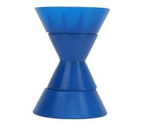 VBESTLIFE Butée d'arc de Rouleau de Bateau de 4 Pouces avec Arbre de 1/2 Pouces, Ensemble de Rouleau de Remorque en PU Bleu Résistant aux Rayures pour Le Centrage du Bateau, Coussin de Coque