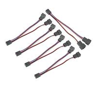 VBESTLIFE Câble Adaptateur de Ventilateur à 3 Broches, Jeu de Fils de Convertisseur de Dissipation Thermique Ultra-stable pour Carte Mère et Ventilateur de Processeur, Câble de Convertisseur 5