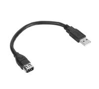 VBESTLIFE Câble Adaptateur Firewire 1394 6 Broches vers USB, Câble Adaptateur Firewire IEEE 1394 6 Broches Femelle vers USB 2.0 Type AM pour Caméscopes DV, Appareils Photo Numériques, 20 Cm