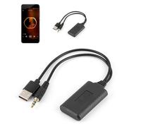VBESTLIFE Câble Audio Bluetooth Stéréo HIFI pour Voiture, avec Entrée de Tension Large, pour Modèles Universels