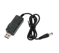 VBESTLIFE Câble Convertisseur USB Boost, DC 5V vers 9V 12V USB Step Up Cord avec Connecteur 3,5 X 1,35 Mm pour Lampe de Table de Ventilateur