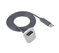 VBESTLIFE Câble de Chargement USB, câble de Chargeur Rapide de contrôleur de Jeu sans Fil de 1,5 m pour 360(Gris)