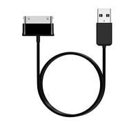 VBESTLIFE Câble de Données de Câble de Chargeur USB, Chargeur de Câble de Données USB 1M Applicable pour Galaxy Tab 2 10.1 P5100 P7500 7.0 Plus T859 Noir