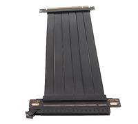 VBESTLIFE Câble de Riser D'extension PCIE 3.0 X16, Câble D'extension de Carte Graphique GPU de Port PCIE Flexible à Grande Vitesse de 180 Degrés (Noir)