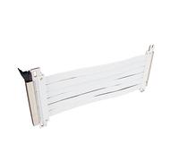 VBESTLIFE Câble de Riser D'extension PCIE 3.0 X16, Câble D'extension de Carte Graphique GPU de Port PCIE Flexible à Grande Vitesse de 180 Degrés (Blanc)