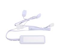 VBESTLIFE Câble d'extension Répartiteur RVB Adressable à 3 Broches 5 V, Cordon de Ventilateur ARGB pour Bande LED PC, Hub Répartiteur 1 à 3 pour Carte Mère, Manchon pour Flux d'air de Plate-Forme