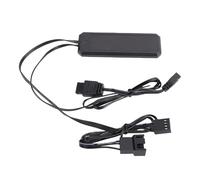 VBESTLIFE Câble d'extension Répartiteur RVB Adressable à 3 Broches 5 V, Cordon de Ventilateur ARGB pour Bande LED PC, Hub Répartiteur 1 à 3 pour Carte Mère, Manchon pour Flux d'air de Plate-Forme