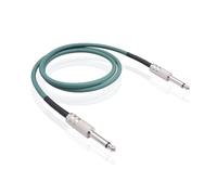 VBESTLIFE Câble D'instrument de 1/4 Pouces, Double Cordon Audio Stéréo Jack Droit de 6,35 Mm pour Guitare électrique, Basse, Clavier, Table de Mixage, Amplificateur, (/ 9.8Ft)