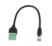 VBESTLIFE Câble mâle RJ45, vers adaptateur de borne à vis pour bornier à ressort 8 broches