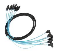 VBESTLIFE Câble Mini SAS, Câble incurvé Droit 6 SATA vers 6 SATA avec Blindage Double Groupe de Vitesse Gbit/s Anti-interférence, pour Connexion de Disque Dur SSD et de Carte Mère (1m/3.3ft)