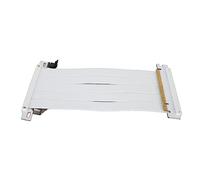 VBESTLIFE Câble Riser PCIE 4.0 X16, Câble D'extension GPU 180 Degrés pour Carte Graphique RTX 4090 4080 4070 4060, pour RX7900 XT7800 XT7700 XT7600 7500 (Blanc)