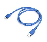 VBESTLIFE Câble USB 3.0 A vers Micro B, Transfert de Données Rapide, Cordon de Synchronisation 5Gbps avec Blindage Entièrement Métallique, pour Disque Dur Externe PC Portable (1m/3.3ft)