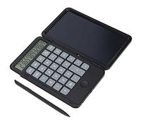 VBESTLIFE Calculatrice Tableau D'écriture 6,5 Pouces LCD Rechargeable | Combine une calculatrice de bureau et un bloc-notes, Le design à rabat tient dans la poche d\'un sac ou d\'un portefeuille,