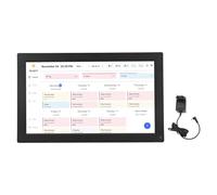 VBESTLIFE Calendrier Numérique de 15,6 Pouces, 32 Go D'interactif écran Tactile Affiche de Contrôle de la Famille Planificateur de Famille avec Graphique de Corvée, Cadeaux pour la Famille (EU Plug)