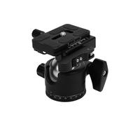 VBESTLIFE Caméra à Profil Basse Trépied Balle, 35 Mm Plaque de Libération Rapide de la Tête de Balle en Métal de 35 Mm pour Trépied Monopode Caméscope DSLR Caméra