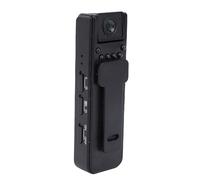 VBESTLIFE Caméra àclip Corps 1080P 2MP, Vidéo 180° Rotative Nuit, Grand Angle Anti-secousse, Enregistrement Audio-vidéo