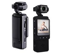 VBESTLIFE Caméra Corporelle HD 1080P, Mini Caméra de Poche Vidéo et Audio, Rotative à 360 ° pour Le Sport de Plein Air, Le Vélo, Les Voyages, Les Civils Personnels