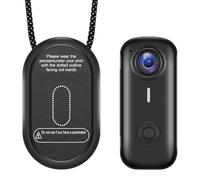 VBESTLIFE Caméra d'action 1080P avec WiFi, Mini Caméra Corporelle Portable, Grand Angle 120°, Magnétique, étanche à Vie, Fonction Webcam, pour Le Sport et L'extérieur