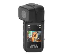 VBESTLIFE Caméra d'action au Pouce 2,7K avec Enregistrement Audio Portable, écran HD de 1,47 Pouces, Objectif Rotatif à 180°, avec étui de Chargement pour Caméra pour Vlogging et (Black)