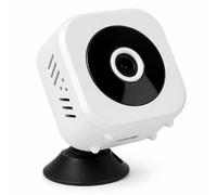 VBESTLIFE Caméra de sécurité Intérieure, Caméra pour Animaux de Compagnie WiFi HD 1080P avec Conversation Bidirectionnelle, Vision Nocturne, Détection de Mouvement, Enregistrement 24h/24 (White)