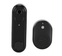 VBESTLIFE Caméra de Sonnette Vidéo Intelligente, Conversation Bidirectionnelle Grand Angle 120 ° avec Vision Nocturne et Alerte de Mouvement pour la sécurité de la Maison