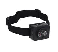 VBESTLIFE Caméra de Tête 1080p, Capteur 2MP avec Stabilisation Intelligente de l'image et Lumière, Enregistreur Vidéo à Détection d'onde pour Le Ski de Camping à Vélo