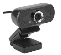 VBESTLIFE Caméra d'ordinateur Webcam, avec Microphone, pour Ordinateur de Bureau, Noir, 1080P, pour l'enseignement en Ligne, Cours en Ligne, Chat en Ligne, vidéoconférence