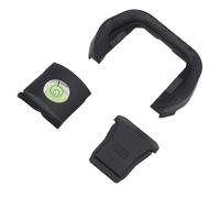 VBESTLIFE Camera Eyecup Hot Shoe Cover Level Kit, Soft Silicone Eyecup avec Bubble Spirit Nivel pour R5 R6 Caméras
