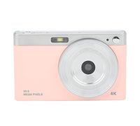 VBESTLIFE Caméra Numérique 4K 50MP avec Autofocus AF, écran HD de 2,88 Pouces 16x Zoom Macro Portable LED de Remplissage LED pour Faible luminosité pour la Création de Contenu (Rose)