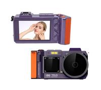 VBESTLIFE Caméra Numérique 4K, Caméra à Double écran 70MP UHD, Zoom 50x, Point de Caméra Numérique Portable et Shoot pour Les Adolescents, Adultes, Selfies (Violet)